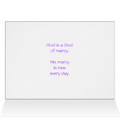 God's mercies are new... (Inside Horizontal (Top))