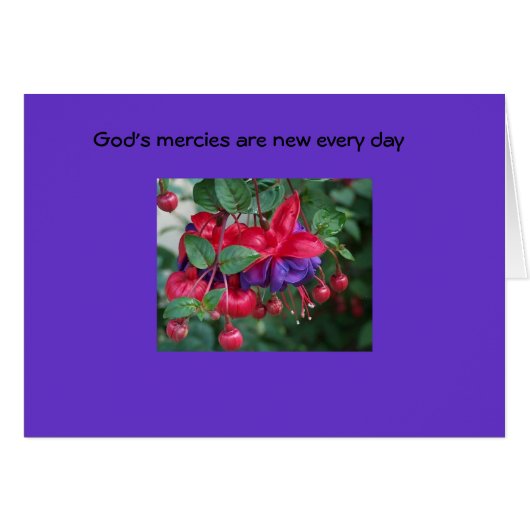 God's mercies are new... (Front Horizontal)