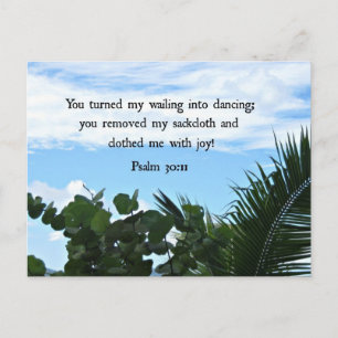 God's Mercy: Psalm 103:12 Postcard