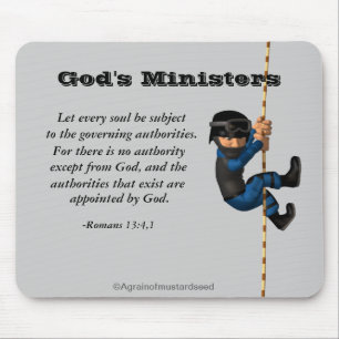 God's Miisters Law Enforcement Mouse Pad
