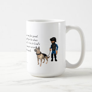 God's Ministers Police and Dog Coffee Mug