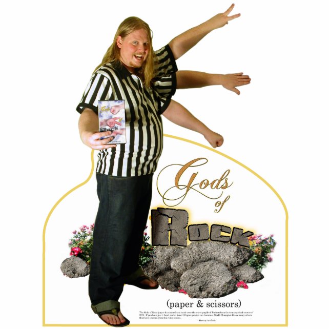 Gods of Rock (paper & scissors) Cutout (Front)