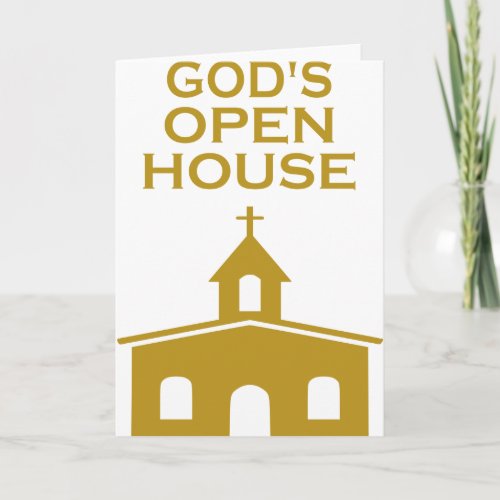 Gods Open House Invitation