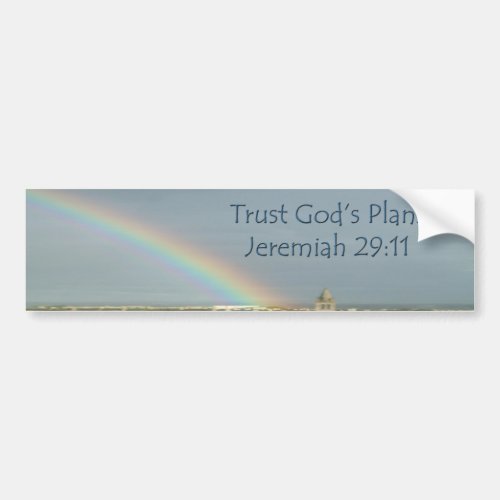 Gods Plans_rainbow Bumper Sticker