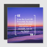 God&#39;s Power: Holy Spirit Ocean Magnet Card