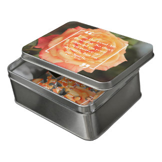 God's Power: Holy Spirit Orange Rose Acrylic  Jigsaw Puzzle