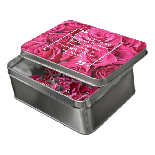 Gods Power Holy Spirit Pink Roses Acrylic Jigsaw Puzzle