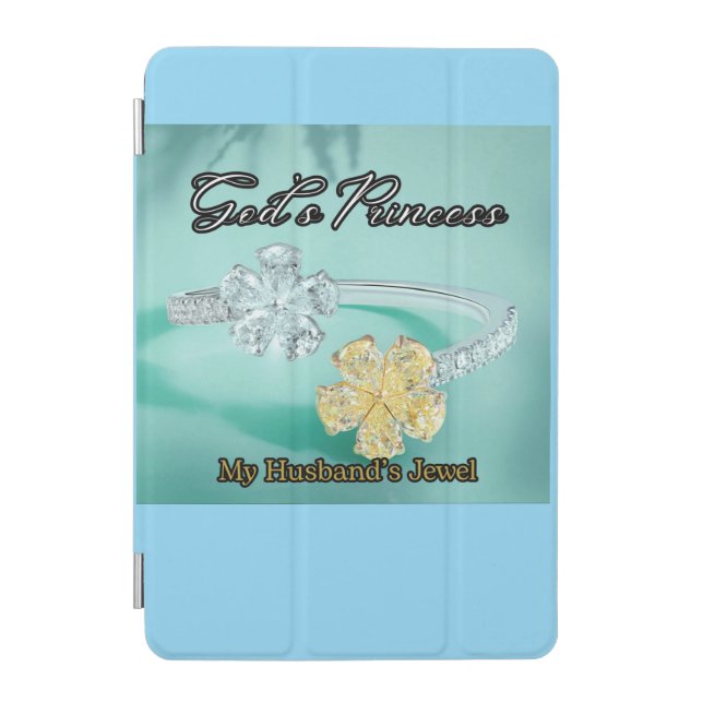 God's Princess Bling Mini ipad Cover (Front)