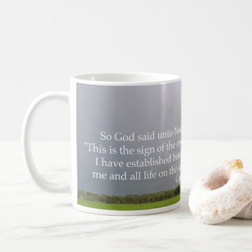 Gods Promise in the Rainbow Coffee Mug