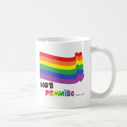 Gods Promise Rainbow Coffee Mug