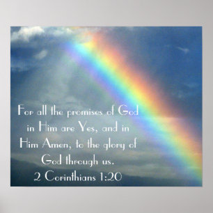 God's Promises bible verse poster