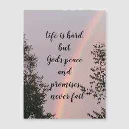 God's Promises Encouragement Magnetic Greeting