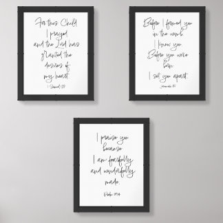 God's Promises for Little Ones Wall Art Sets