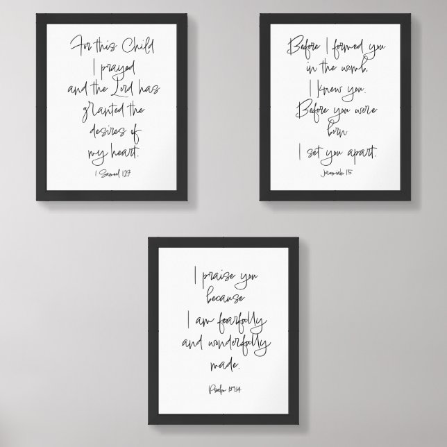 God's Promises for Little Ones Wall Art Sets (Front)