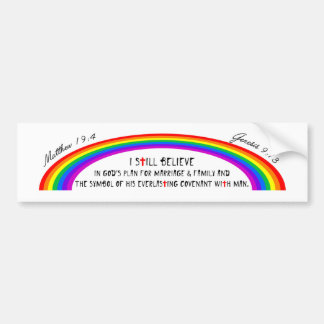 God's Rainbow Bumper Sticker