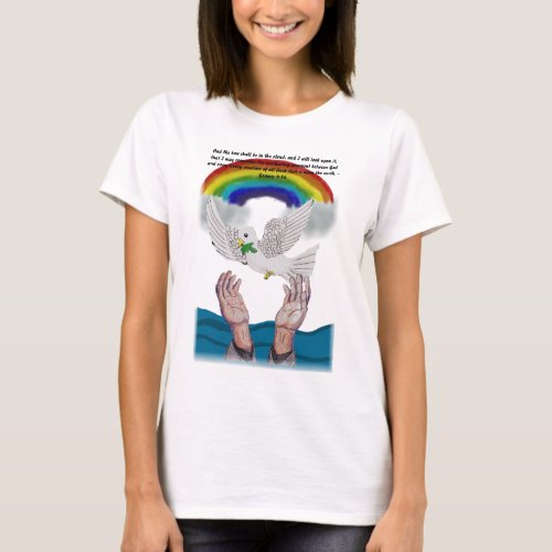 Gods Rainbow Dove T_Shirt