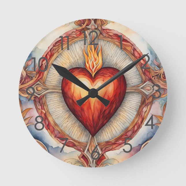 God's Sacred Heart Clock (Front)