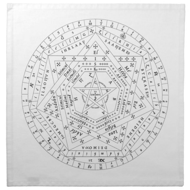 God's Seal Napkin (Front)