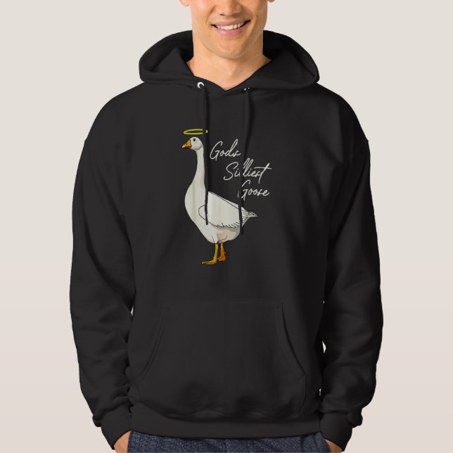 God's Silliest Goose God's Silliest Goose Duck  Te Hoodie (Front)