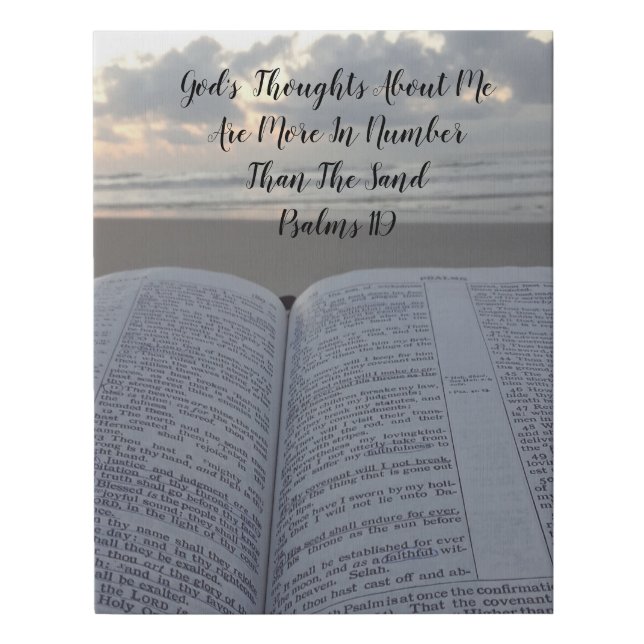 GOD'S THOUGHTS ABOUT ME CANVAS (Front)