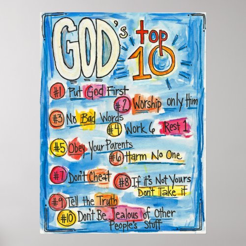 Gods Top Ten Poster