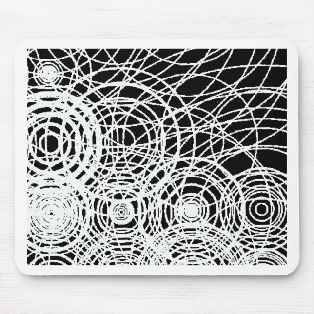 gods touches the black water mouse pad (Front)