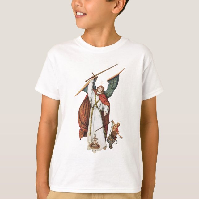 God's Warrior Angle Battle of Good and Evil T-Shirt (Front)