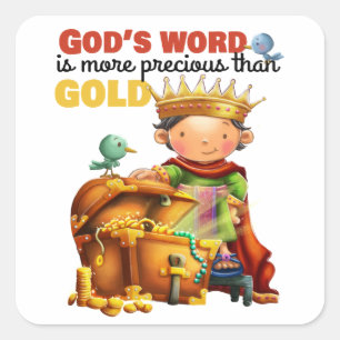 God's Word kid sticker page