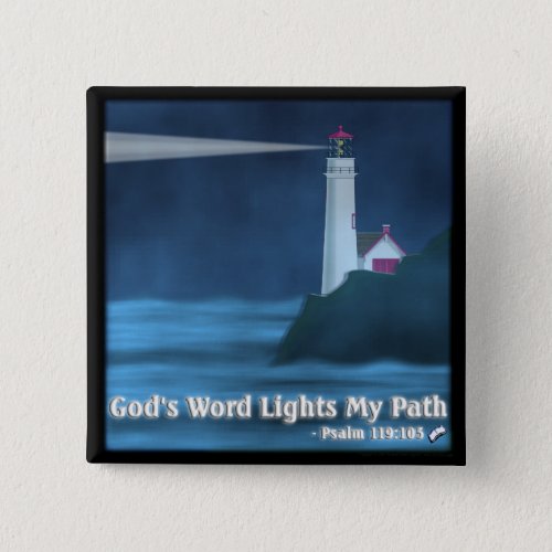Gods Word Lights My Path _ Psalm 119105 _ Button