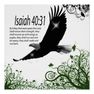 Gods Word -  Poster-Isaiah 40:31 Poster