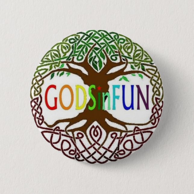 GODSinFUN Button (Front)