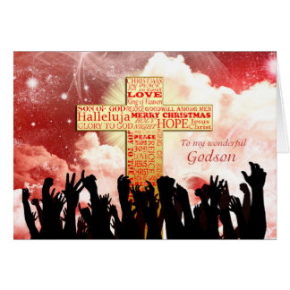Godson, a Christian cross Christmas