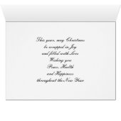 Godson, a Christian cross Christmas Cards (Inside Horizontal (Bottom))