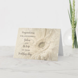 Godson and His Wife Wedding Day Congratulations Card