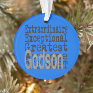 Godson Extraordinaire Ornament