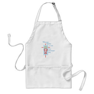Godson, First Holy Communion, Blue Adult Apron