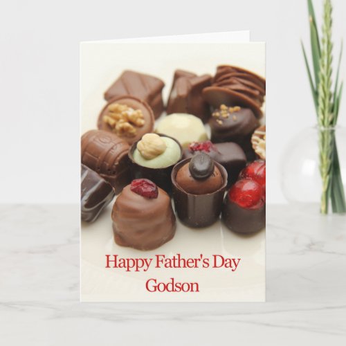 Godson  Happy Fathers Day Card