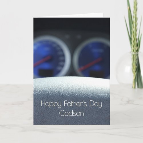 Godson  Happy Fathers Day Card