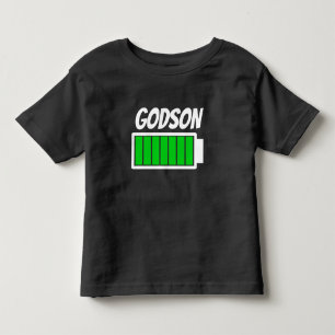 Godson High Battery Power Energy Humor Toddler T-shirt