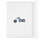 Godson, motor bike birthday cards (Inside (Left))