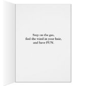 Godson, motor bike birthday cards (Inside (Right))