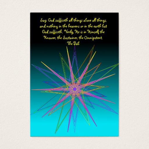 Customizable GodSufficeth Business Cards