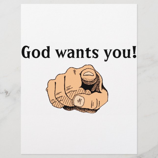 Godwantsyou Flyer (Front)