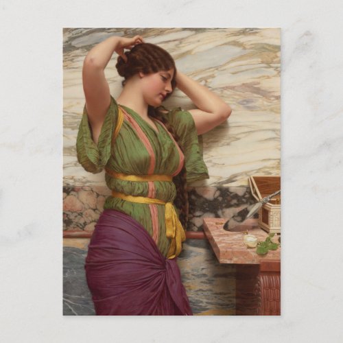 Godward A fair reflection CC0626 Postcard