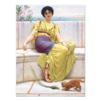 Godward Idleness Classic Painting Photo Print
