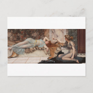 Godward - Mischief and Repose Postcard