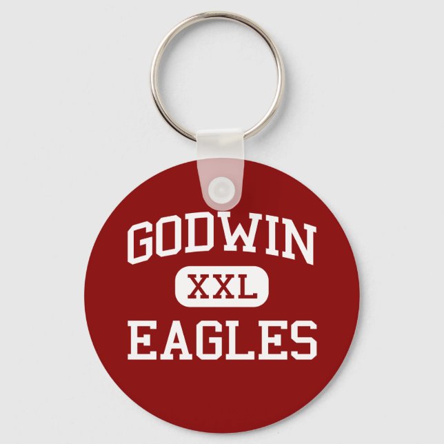 Godwin - Eagles - High School - Richmond Virginia Keychain (Front)
