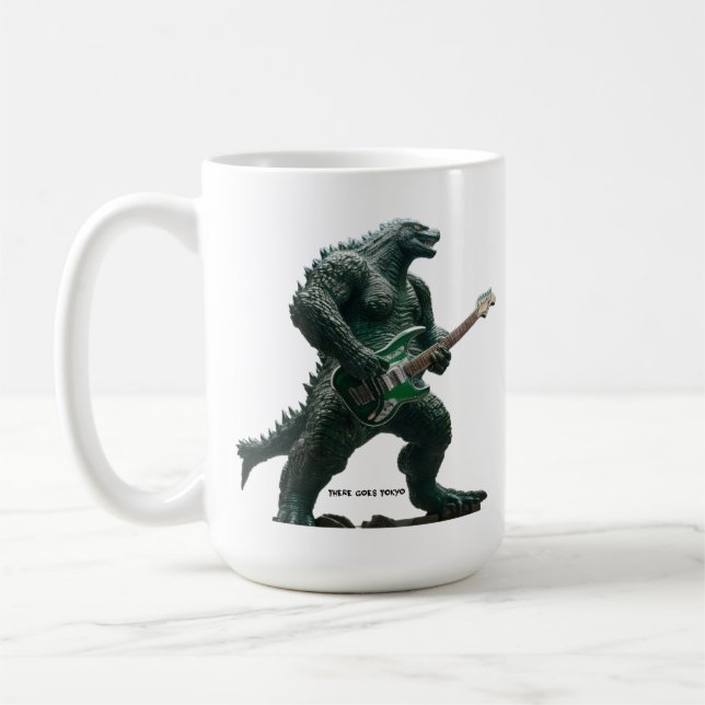 Godzilla Guitar Coffee Mug (Left)
