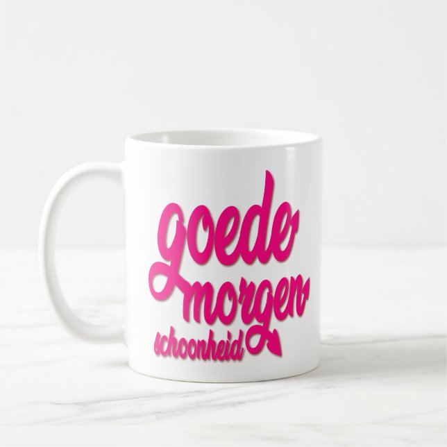 Goedemorgen Schoonheid "Good Morning Beautiful" Coffee Mug (Left)