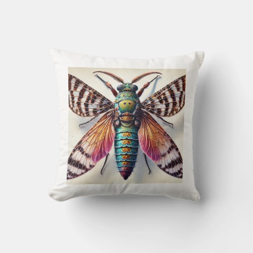 Goephanomimus 070724IREF120 _ Watercolor Throw Pillow